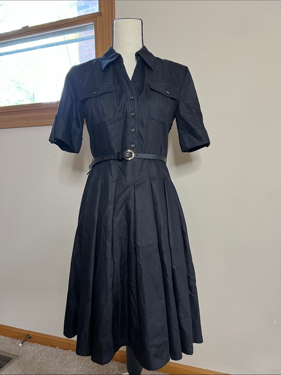Alfani Dresses & Skirts - 📠🏚️✒️🖤Vintage Classic Black Shirtwaist Dress